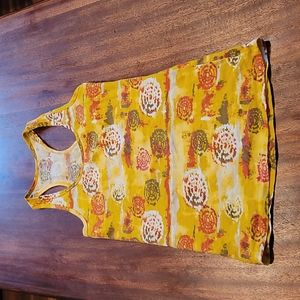 Womens razor back tank.  Mustard/gold color.  Size Medium.
